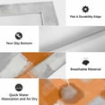 thumbnail image 5 of Orange Abstract Outdoor Rug 4x6 Ft, Non Slip Washable Area Rug, Grey Geometric Oil Painting Vintage Gradient Patio Rugs Carpet Runner, Large Floor Mat for Indoor/Outdoor Deck Porch Camping, 5 of 8