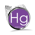thumbnail image 1 of Chestry Elements Period Table Transition Metals Hg Ring Adjustable Love Wedding Engagement, 1 of 3