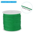 thumbnail image 2 of Unique Bargains 0.8mm x 109 Yard Nylon Satin Cord 0.8mm Beading String Braided Rope, Dark Green, 2 of 6