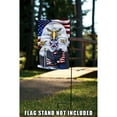 thumbnail image 2 of Toland Home Garden Patriotic Eagles Service Patriotic Flag Double Sided 12x18 Inch, 2 of 5