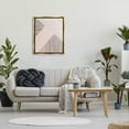 thumbnail image 2 of Stupell Alternating Stripes Earth Tones Abstract Painting Gold Floater Framed Art Print Wall Art, 2 of 6