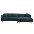 thumbnail image 3 of Modway Zoya Right-Facing Down Filled Overstuffed Sectional Sofa in Heathered Weave Azure, 3 of 6