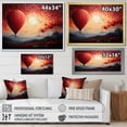 thumbnail image 4 of Designart "Balloons Of Coral Flight III" Hot Air Balloon Canvas Wall Art, 4 of 7