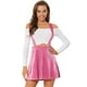 thumbnail image 1 of Minifalda con tirantes Allegra K de terciopelo con estrellas para mujer Rosa Caliente M, 1 of 6