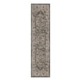 thumbnail image 3 of Unique Loom Outdoor Traditional Collection Area Rug - Valeria (2' x 8' Runner Charcoal/Natural), 3 of 7