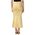 thumbnail image 2 of Stylesindia Women's High Waist Slim Bodycon Shimmer Party Club Night Out Maxi Long Pencil Skirts ( 3X-Large, Gold), 2 of 5
