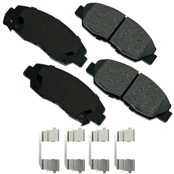 Akebono PRO-ACT Ultra-Premium Brake Pad Set, Ceramic w/ Hardware Fits select: 1990-2002 HONDA ACCORD, 1999 ACURA 2.3CL