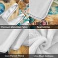 thumbnail image 3 of Wobogo Hawaii Beach Dog Flannel Fleece Bed Blanket as Bedspread Coverlet Sofa blankets (50x60in) Soft Lightweight Warm and Cozy, 3 of 7