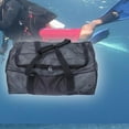 thumbnail image 1 of Bolsa de lona de malla para buceo, bolsa de viaje para buceo y esnórquel, bolso de mano Negro, 1 of 8