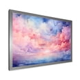 thumbnail image 2 of Designart "Pastel Sky Palette Pink and Blue Hues II" Landscapes Framed Wall Art Decor - Traditional Pink Sky Entryway Framed Wall Art Print, 2 of 6