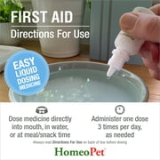 HomeoPet FIRST AID, Oral Wound Care Support Drops for Pets, 15 mL