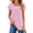 Pink Dots, variant on Fantaslook Womens Blouses Dressy Casual Pleated Tunic Tops Floral Ruffle Sleeve Summer Shirts