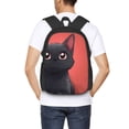 thumbnail image 4 of Fotbe Cute Black Kitten Cartoon Mochila para Hombre y Mujer - Tela Oxford 600D Resistente - Mochila Impermeable de Gran Capacidad para Escuela, Viajes y Senderismo, 4 of 6