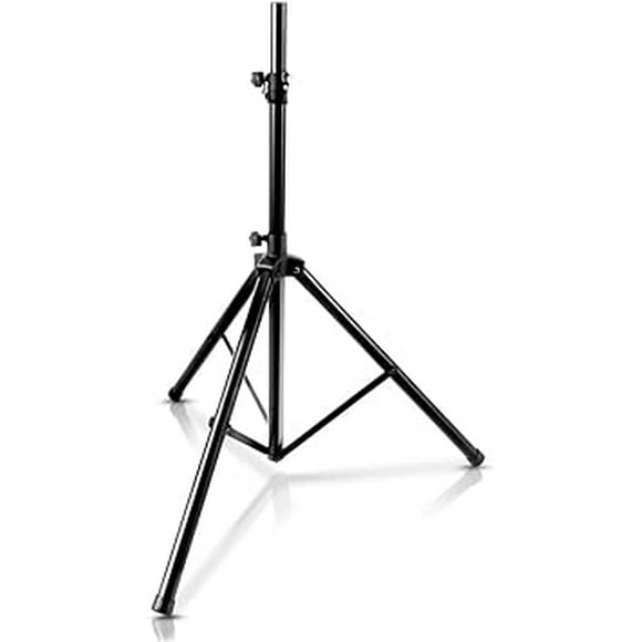 Universal Speaker Tripod Stand Mount - 6' Sound Equipment Holder Height Adjustable Up to 70 Inches For Speakers w/ 35mm Compatible Insert Perfect for Home, On Stage or In Studio Use - Pyle PSTND25