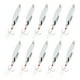 thumbnail image 1 of Uxcell 10Pcs 1/2 oz Cucharas de Pesca de Metal Señuelos de Pesca Cuchara de Lanzamiento Tono Plateado, 1 of 5