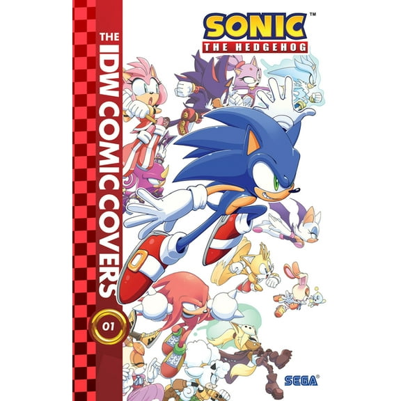Sonic the Hedgehog: The IDW Comic Covers, Vol. 1, (Hardcover)