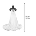 thumbnail image 3 of Byikun Halloween Ghost Decoration with Remote Control Timer Lamp – Illuminated Fabric Ghosts for Spooky Courtyard and Garden Parties – Adjustable Height and Versatile Indoor/Outdoor Use, 3 of 9