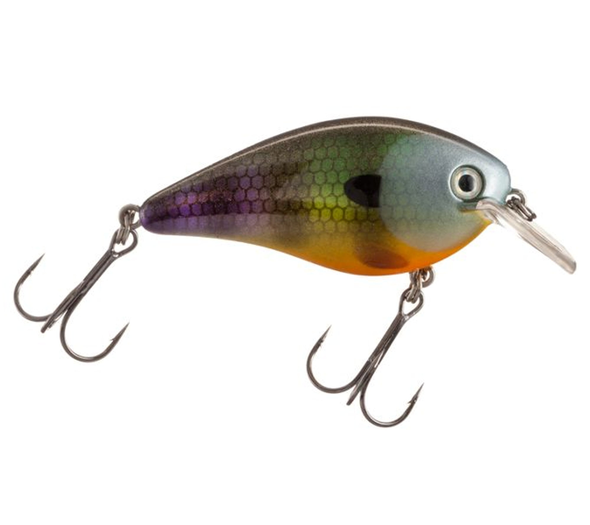 (2 pack) Strike King KVD Squarebill 1.5 Crankbait Neon Bluegill Hard Bait Lure