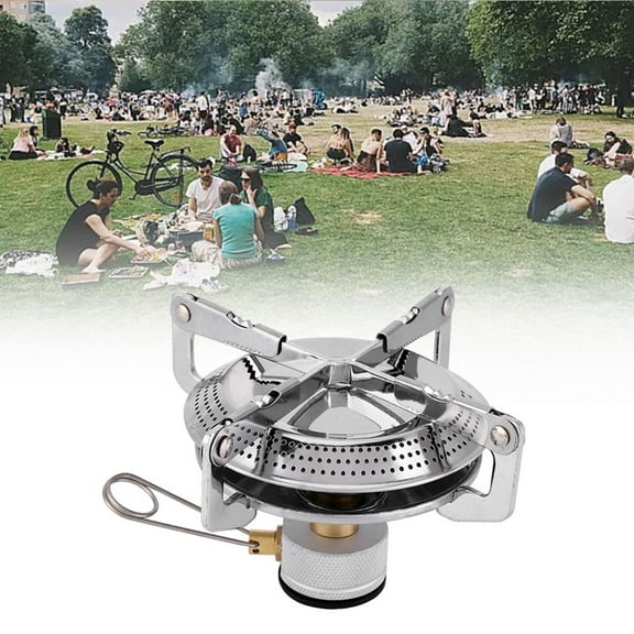 BORDSTRACT Portable Camping Stove, Bottletop Backpacking Stove, Butane Camp Stove With Storage Bag, For Travel, Camping, Backpacking