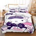 thumbnail image 1 of Ensemble de Literie Mignon Dessin Animé Hello Kitty Amour Taie d'Oreiller Anime Literie Imprimée 3D Housse de Couette Bébé Enfants RJ, 1 of 6