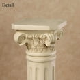 thumbnail image 3 of Touch of Class 11'' x 11'' x 31'' Antique Ivory Resin and Fiberglass Classic Column Pedestal, 3 of 6