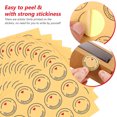 thumbnail image 4 of 50 pcs cajas de macarrones kraft con ventana de pantalla transparente Cajas de envasado de panadería de macarrones pequeños contenedores con pegatinas, 4 of 7