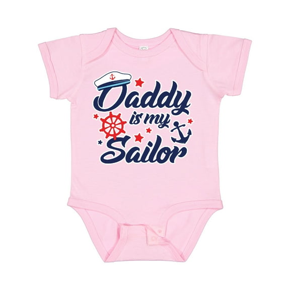 Inktastic My Daddy is My Sailor Boys or Girls Baby Bodysuit