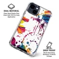 thumbnail image 2 of Skinit Chromatic Splatter White iPhone 14 Plus Clear Case, 2 of 4