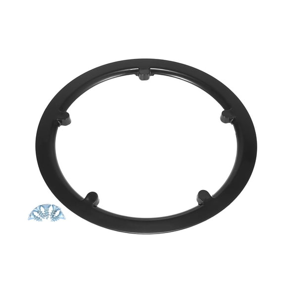 52 Teeth 10.6cm 5 Holes Bicycle Bike Crankset Chain Wheel Cover Protector Black