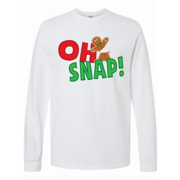 Inktastic Oh Snap Long Sleeve T-Shirt