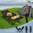 thumbnail image 4 of NAIZEA Oversized XXL Folding Camping Bed for Adults, Heavy Duty Outdoor Camping Cot, Sleeping Bed with Mattress, Carry Bag, Support 900 lbs, 4 of 8