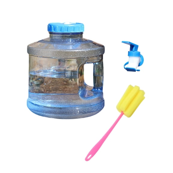 Clear Portable Water Tank With Integrated Tap For Camping Hiking Essential
