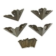 thumbnail image 2 of GUOOL 6x 4pcs Vintage Metal Wooden Box Cabinet Book Corner Edge Protector Cover, 2 of 9