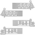 thumbnail image 1 of GFDYREE Christmas Tree Sleigh Buckle Cutting Dies Stencil Metal Template Molds, Embossing Tool Die Cuts for Card Making Album Paper Scrapbooking DIY Décor Dies Craft, 1 of 6