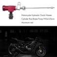 thumbnail image 2 of Motorcycle Hydraulic Clutch Master Cylinder Rod Brake Pump M10x1.25mm Aluminum, 2 of 5