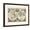 Brown Frame, variant on Art.com Vintage World Map Art Print, Black Frame Wall Art, 21" x 17"