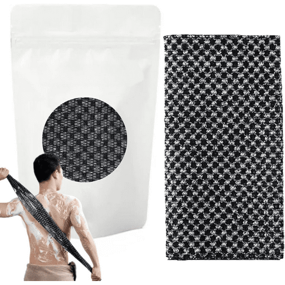Body Wash Towel, Exfoliating Shower Towel, Bath Loofah, Exfoliating Body Scrubber for Removing Dry Skin, Reusable, Travel Friendly, Quick Drying Durable and Gentle for Sensitive Skin