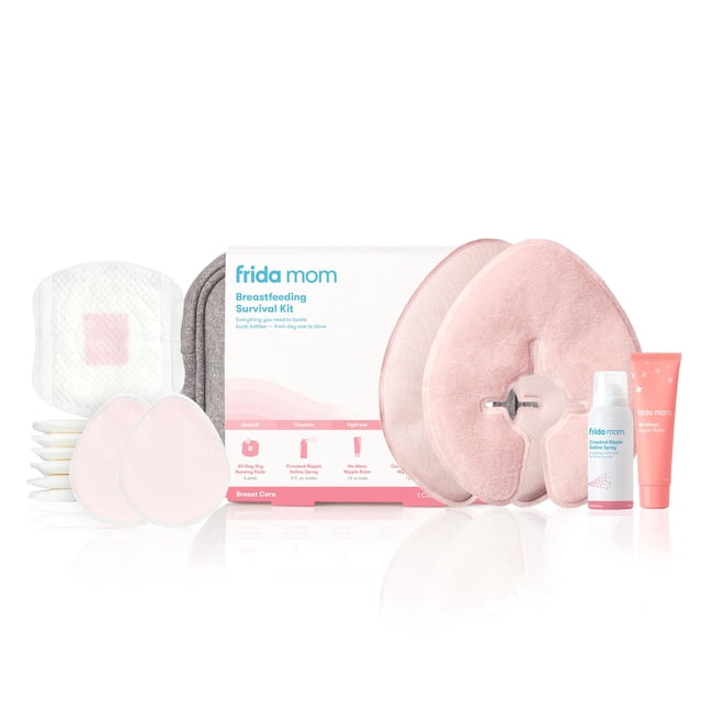 Kit de supervivencia para amamantar Frida Mom con set de regalo de 13 piezas
