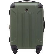 Chicago Hardside Expandable Spinner Luggage, Teal, 20" Carry-On