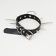 thumbnail image 4 of Collar de aro gótico Harajuku oscuro con remaches y cuello de cuero punk personalizado, 4 of 4