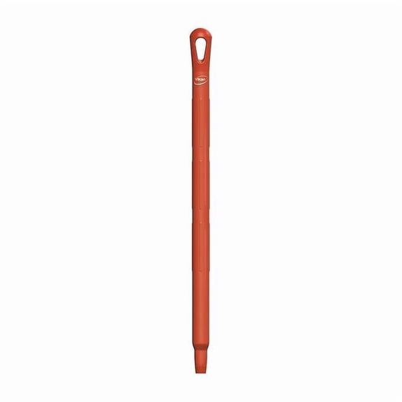 Vikan Color Coded Handle, 1 1/4 in Dia, Red, Polypropylene 29664