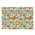 thumbnail image 1 of Floral Cutting Board, Retro Flower Pattern Simplistic Designed Petals Fragrance Essence Circle Theme, Decorative Tempered Glass Cutting and Serving Board, Large Size, Multicolor, by Ambesonne, 1 of 1