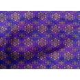 thumbnail image 4 of oneOone Cotton Cambric Purple Fabric Batik Quilting Supplies Print Sewing Fabric By The Yard 42 Inch Wide, 4 of 4