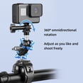 thumbnail image 6 of Elook Bicycle Camera Mount Clamp Super Clamp Pole Mount for Phone, Insta360 x4/x3/ONEX2/Go3/GoPro/MO-Action etc, 6 of 9