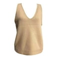 thumbnail image 4 of Womens Cropped Vest Top Sleeveless Sweater for Trendy Layered Outfits Women's Knit Sweater Vest Casual V Neck Sleeveless Pullover Solid Color Basic Cardigan For Spring Fall Winter Daily Wear, 4 of 4