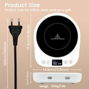 MQ Mug Warmer Electric, 3 Temperature Settings Gravity-Induction Coffee Warmer,1-9 Timer Auto Shut off