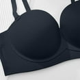 thumbnail image 6 of Womens Push Up Padded Bra Seamless Underwire T-Shirt Bra Strapless V Bras for Women, 6 of 8