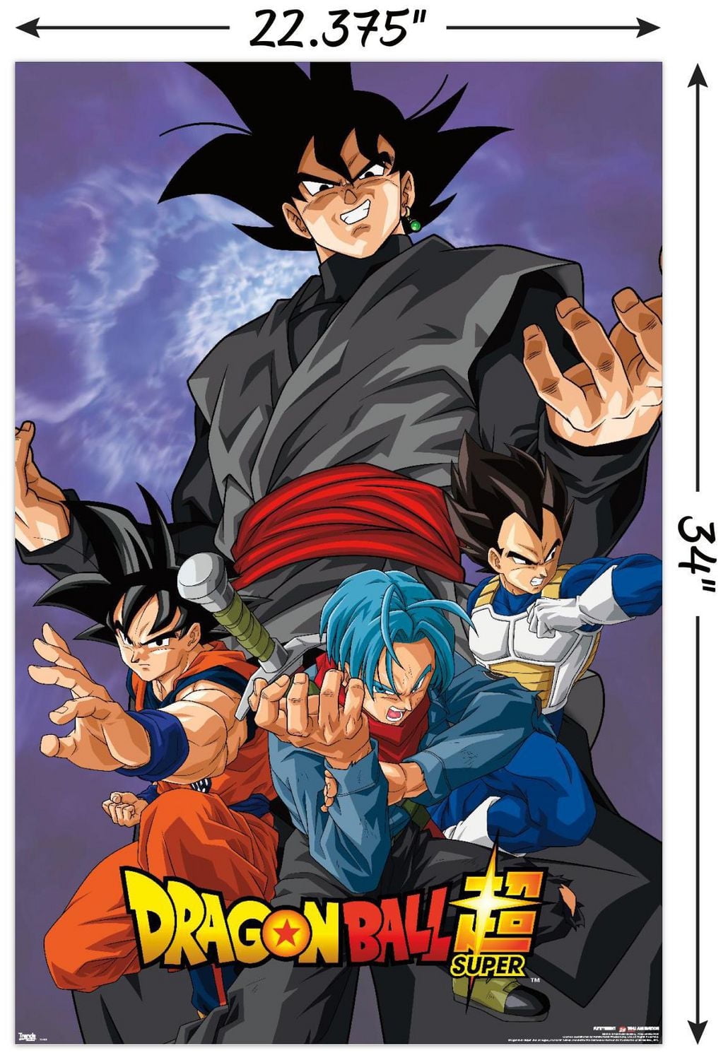 Dragon Ball: Super - VIllain Wall Poster, 22.375" x 34"