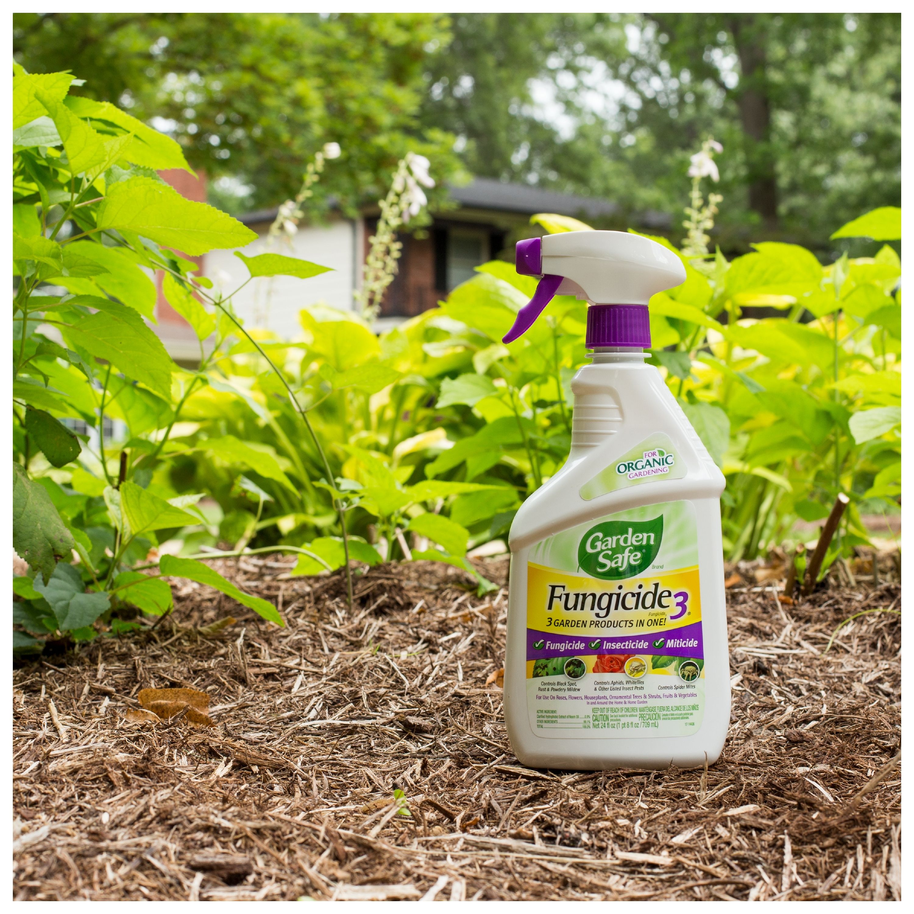 Garden Safe Brand Fungicide3 24 Ounces, 3 Garden Products in 1 - image 4 of 5