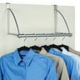 thumbnail image 2 of Hold N' Storage Expandable Over The Door Hanger for Clothes & Towels – Gray, 2 of 9